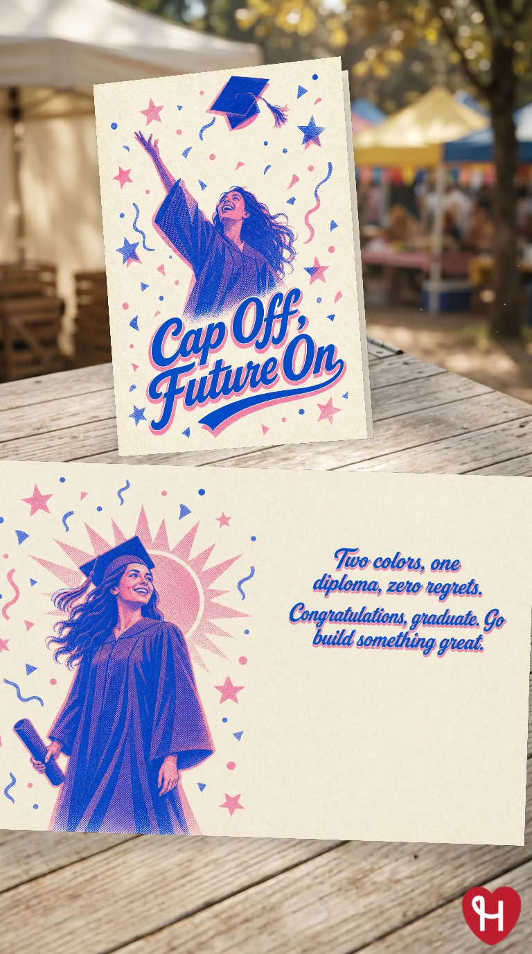 Cap Off Future On Graduation Card