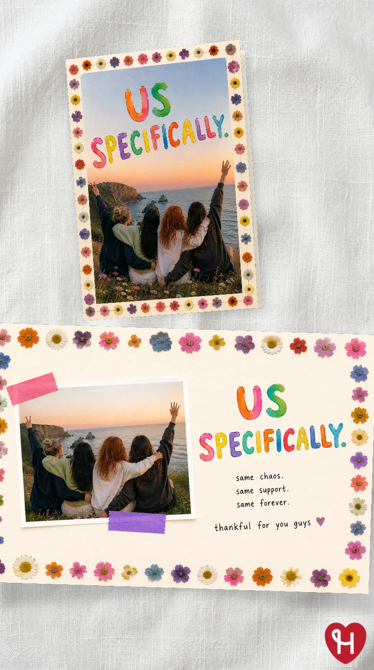 Us Specifically Friendship Card