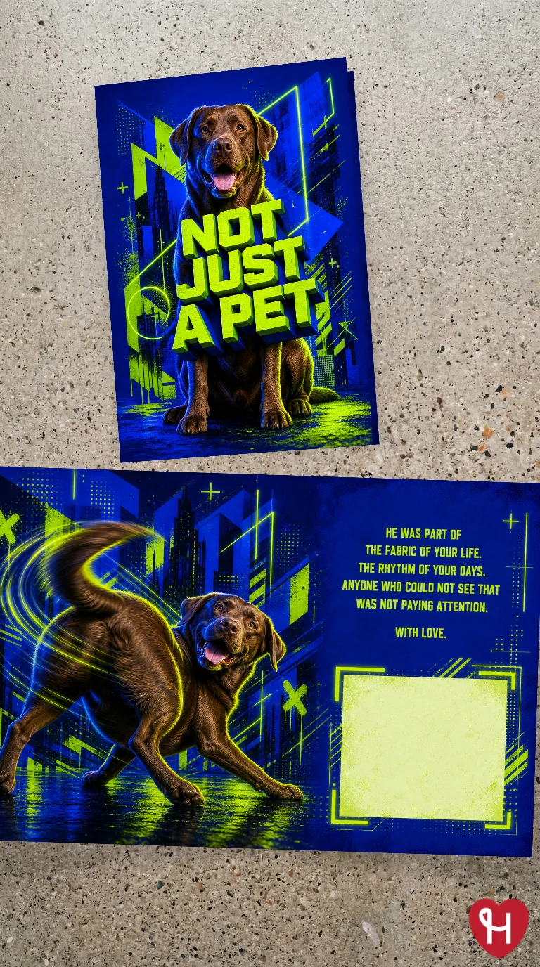 Not Just A Pet Sympathy Card