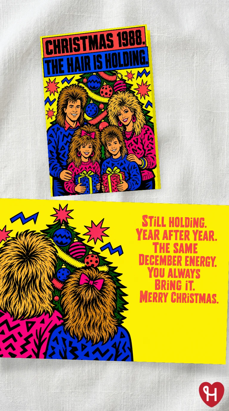 Christmas 1988 Hair Extravaganza