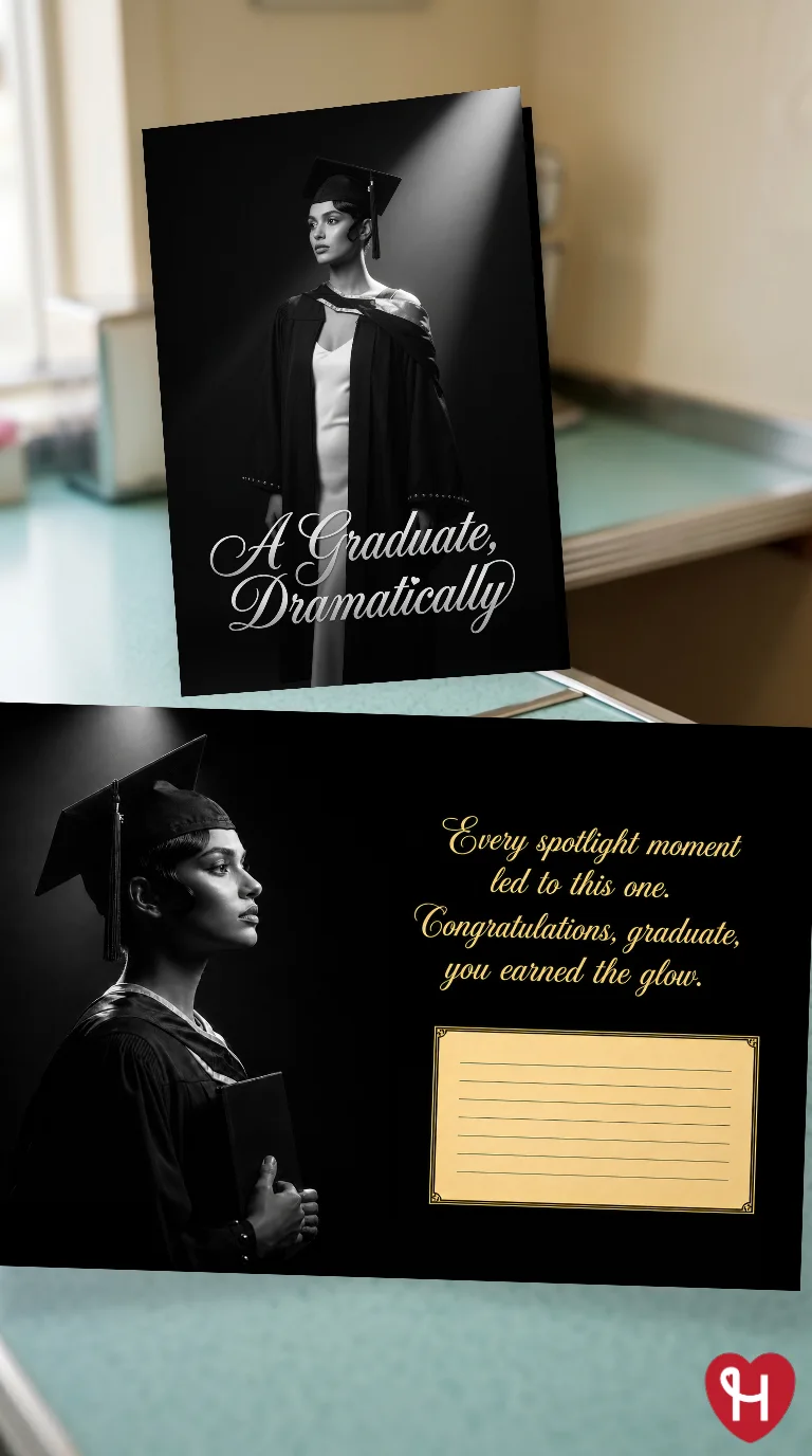 Dramatic Graduation Celebration