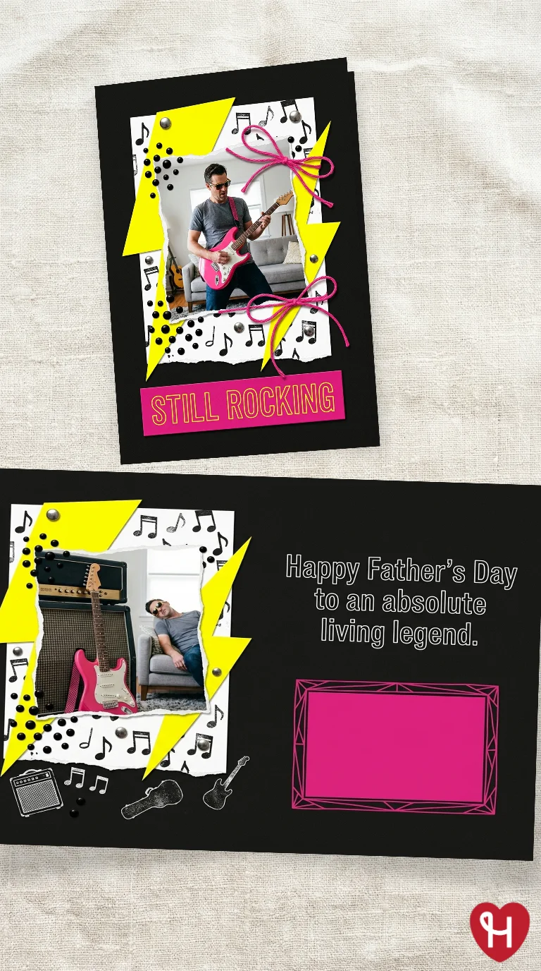 Still Rocking Dad Card