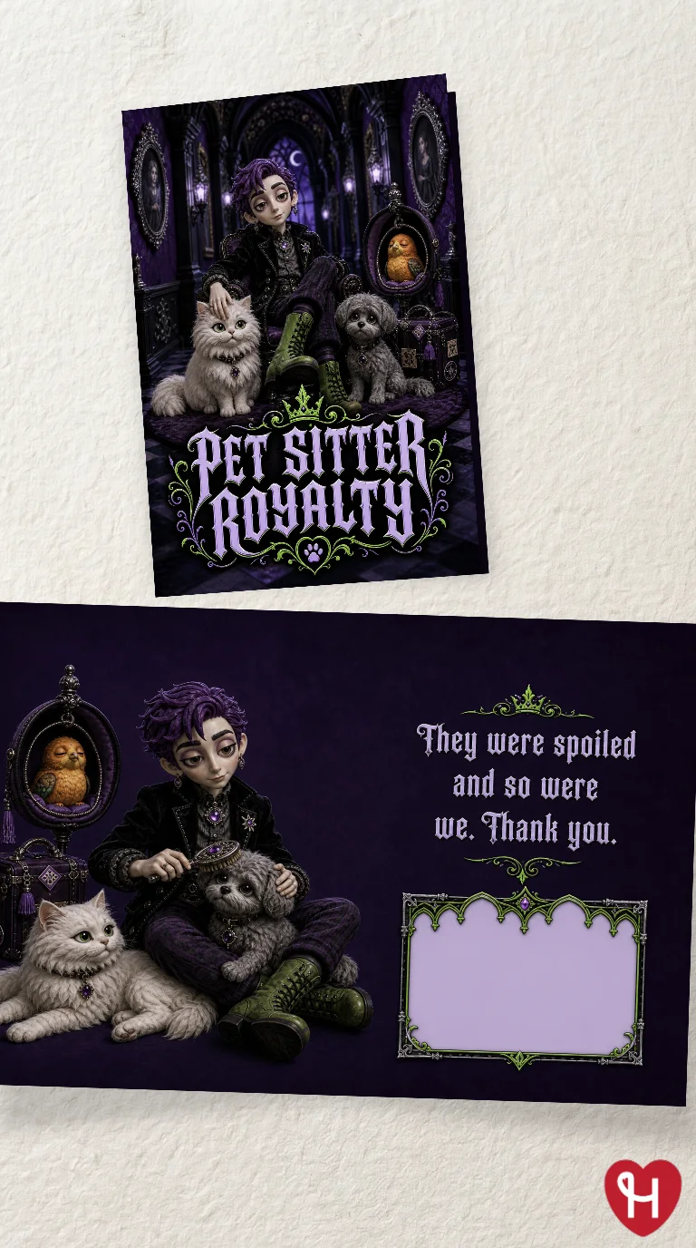 Pet Sitter Royalty Thank You