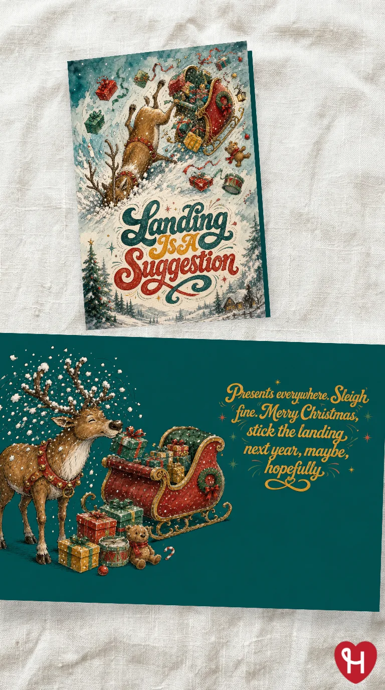 Whimsical Reindeer Christmas