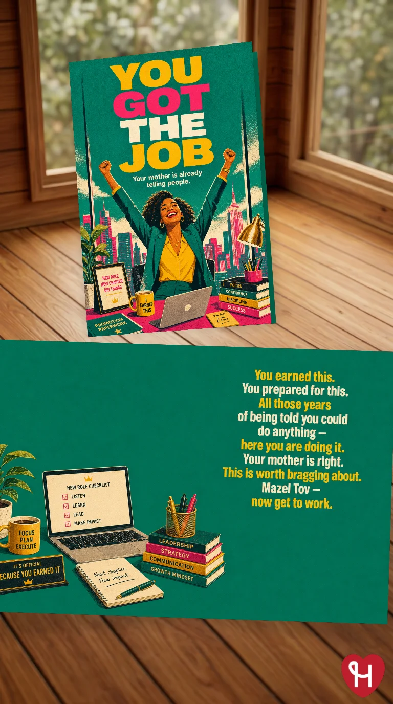 You Got The Job Celebration