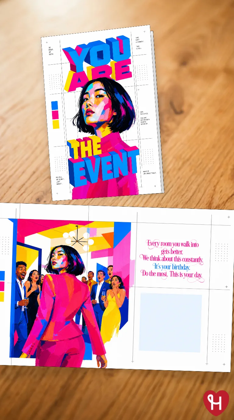 You Are The Event Birthday Card