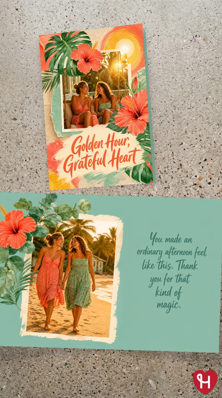Golden Hour Grateful Heart