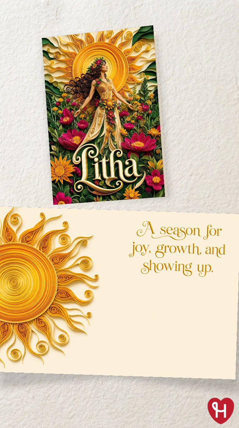 Litha Celebration Card