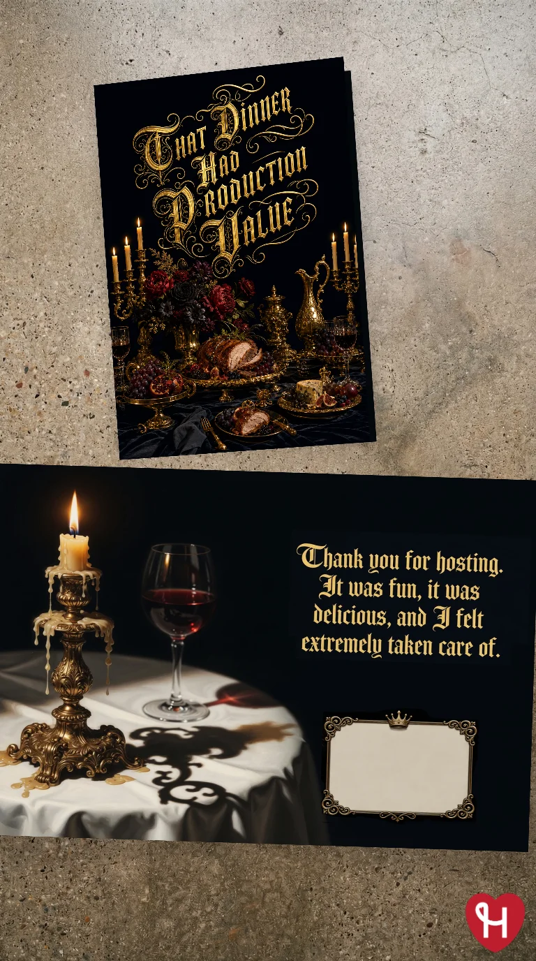 Elegant Dinner Appreciation