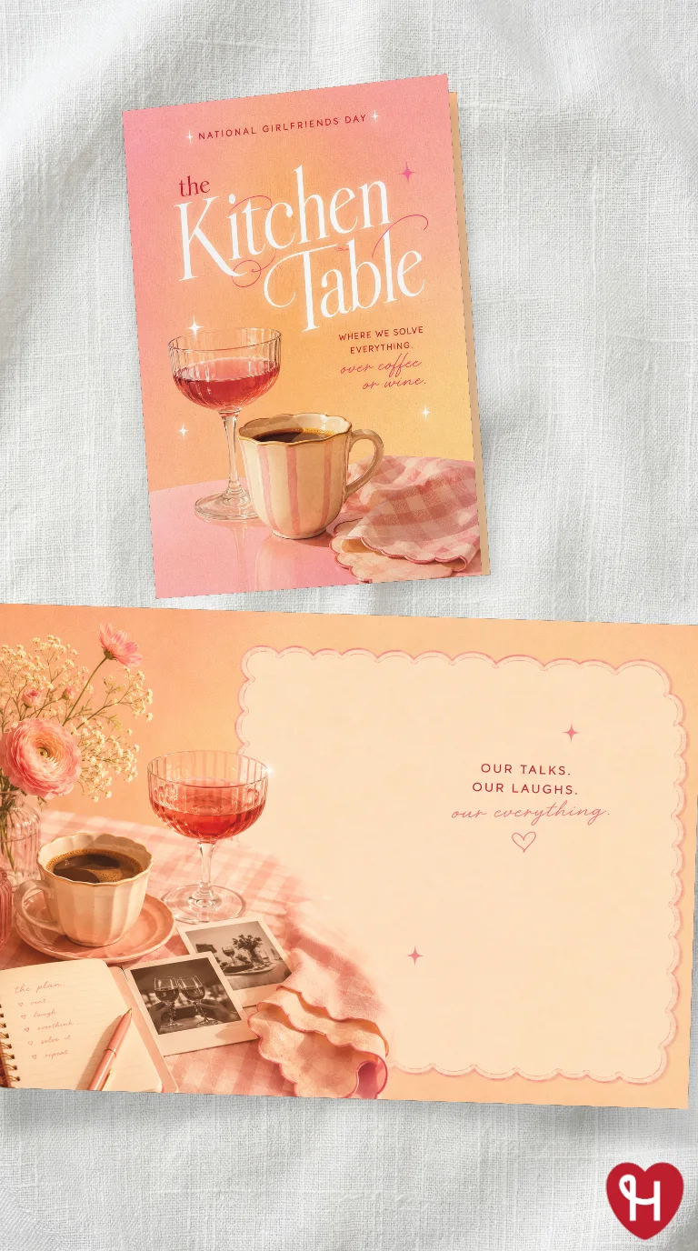 The Kitchen Table Friendship Card