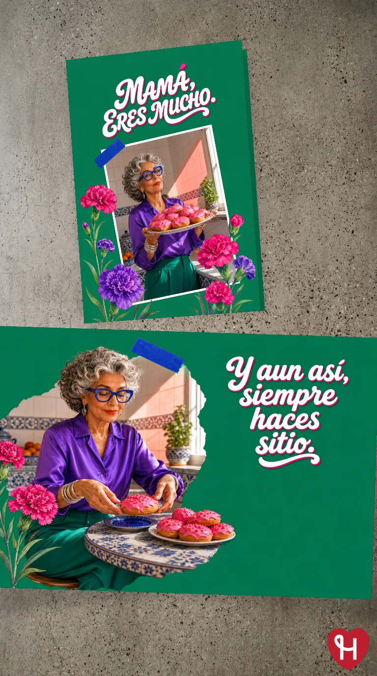 Mamá Eres Mucho Card