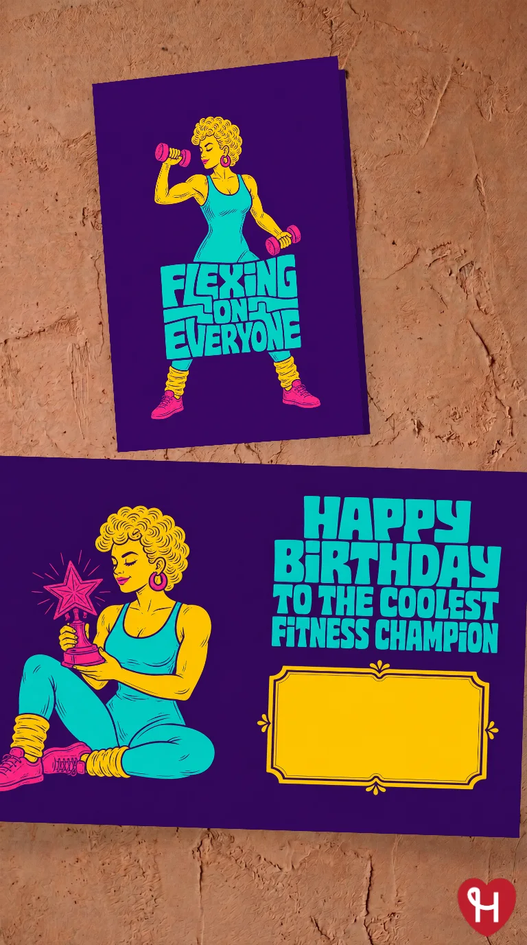 Flexing Birthday Cheer