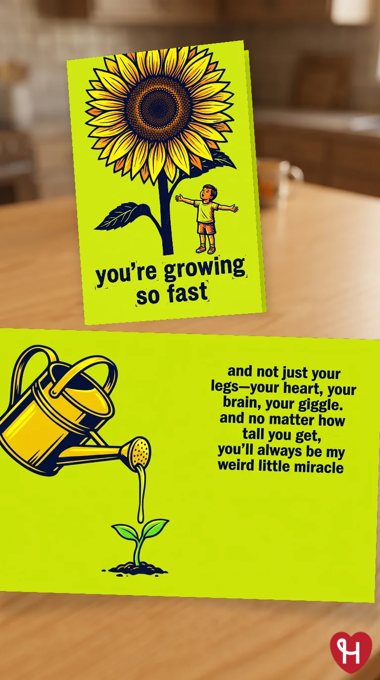 Growing Up Miracle Card