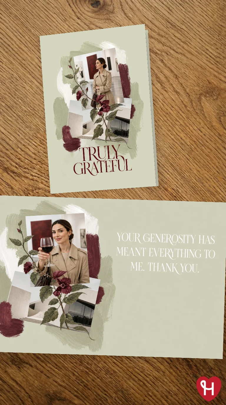 Truly Grateful Thank You Card