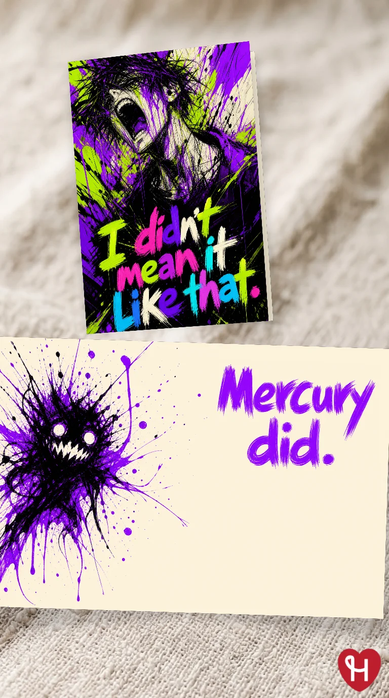 Screaming Apology Card