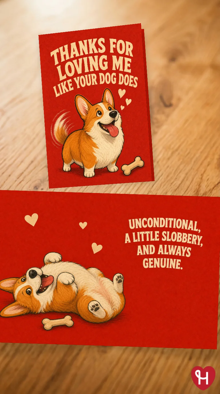Corgi Love Thank You Card