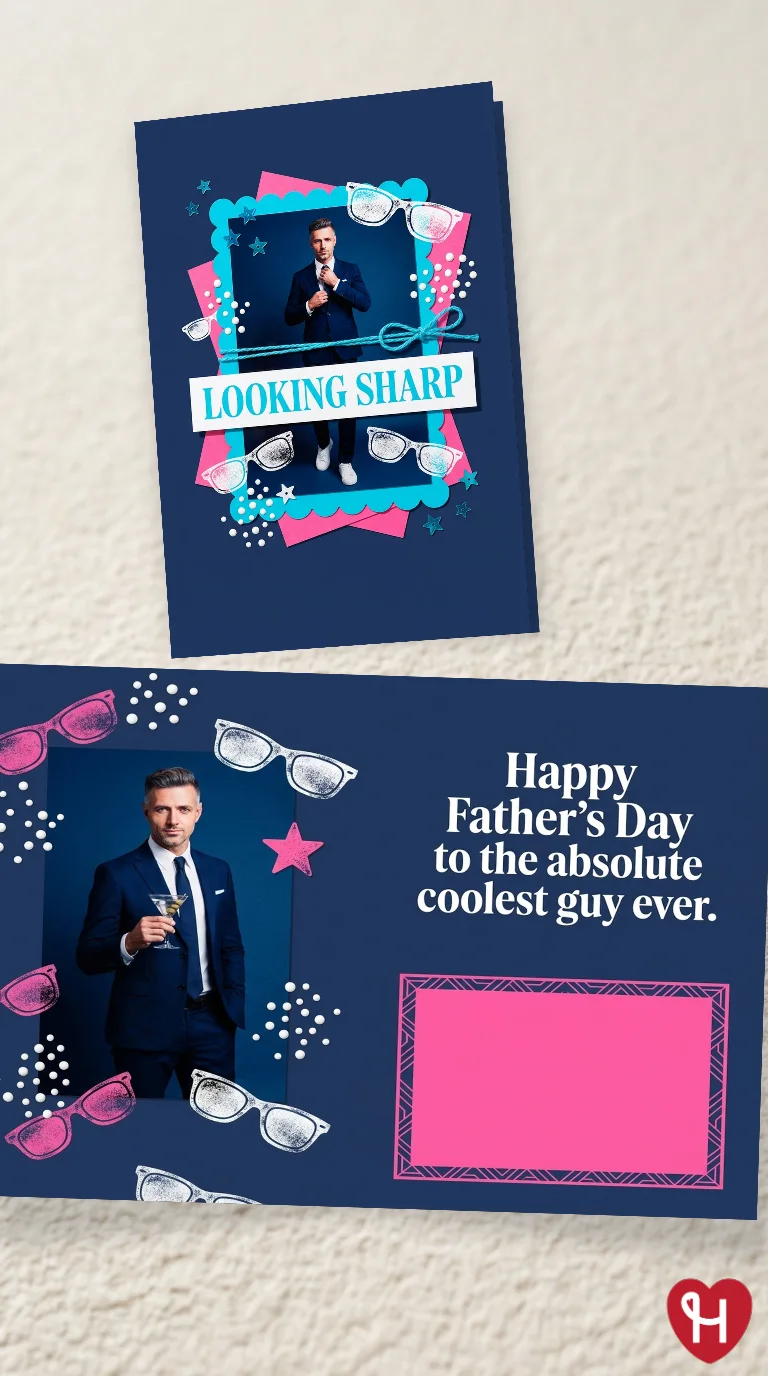 Looking Sharp Dad Card