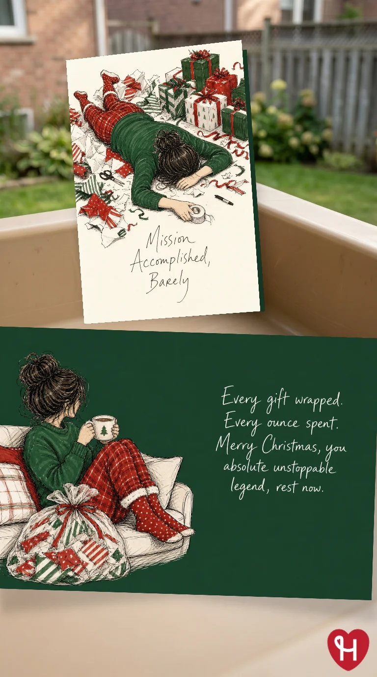 Mission Accomplished Christmas Card