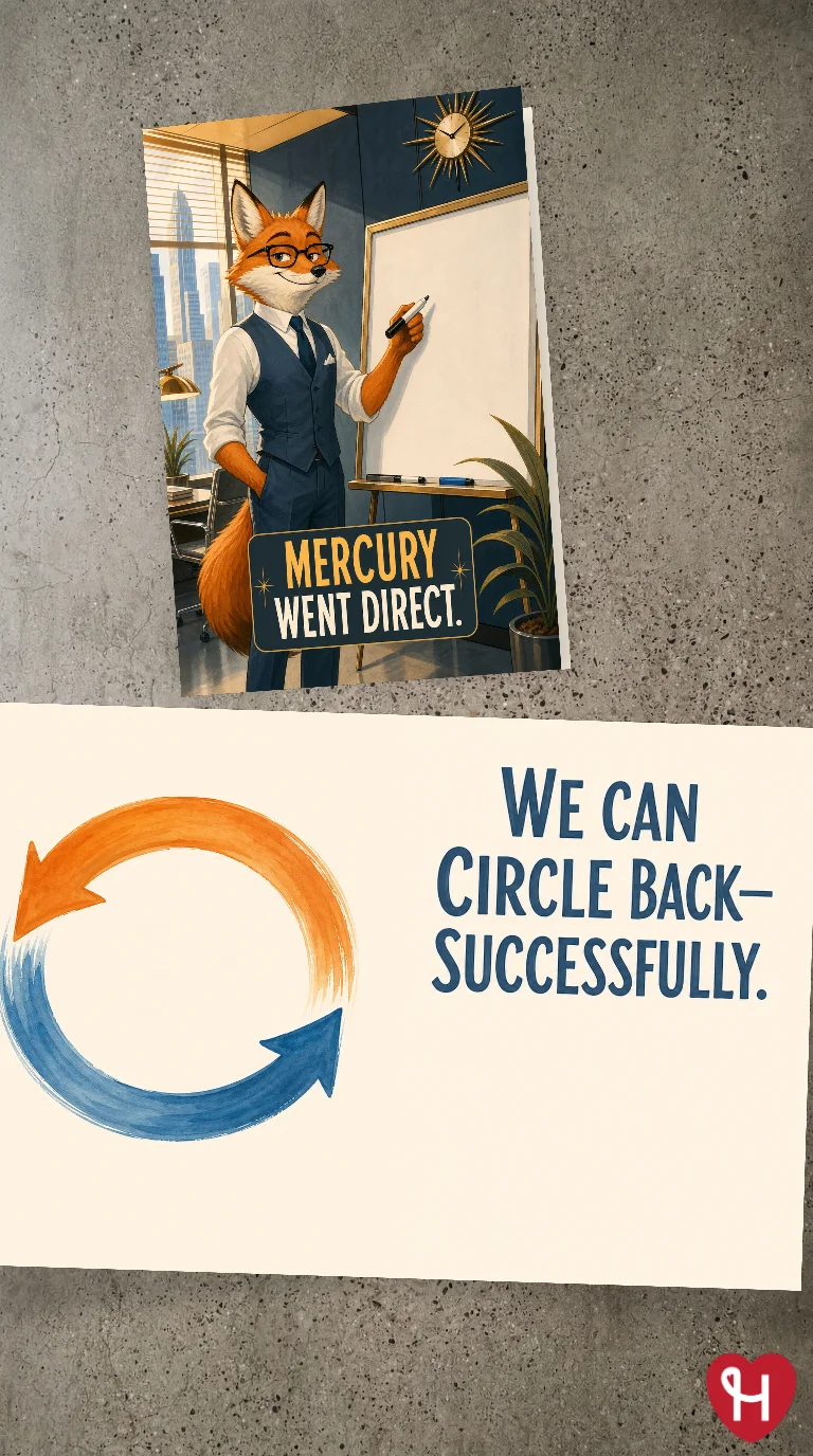 Mercury Went Direct Office Humor