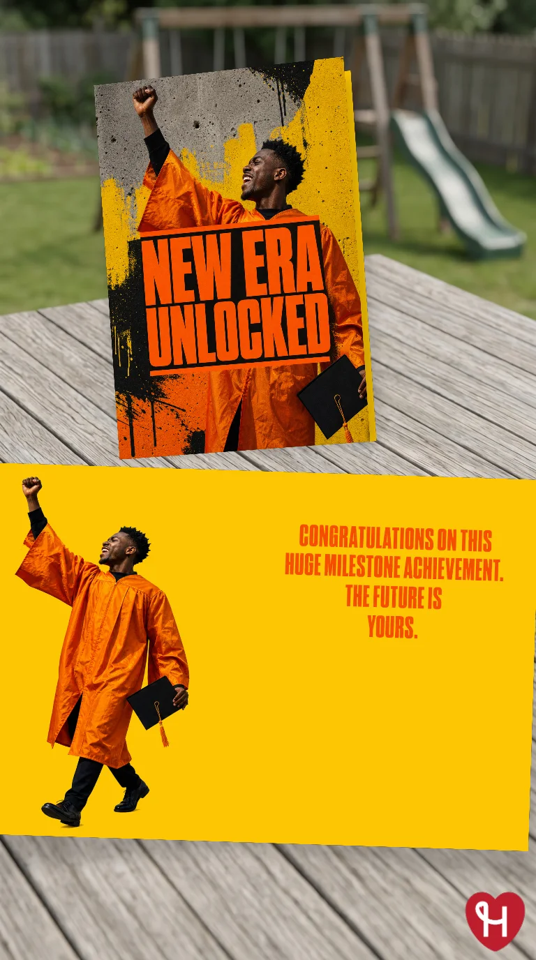 New Era Unlocked Graduation Card