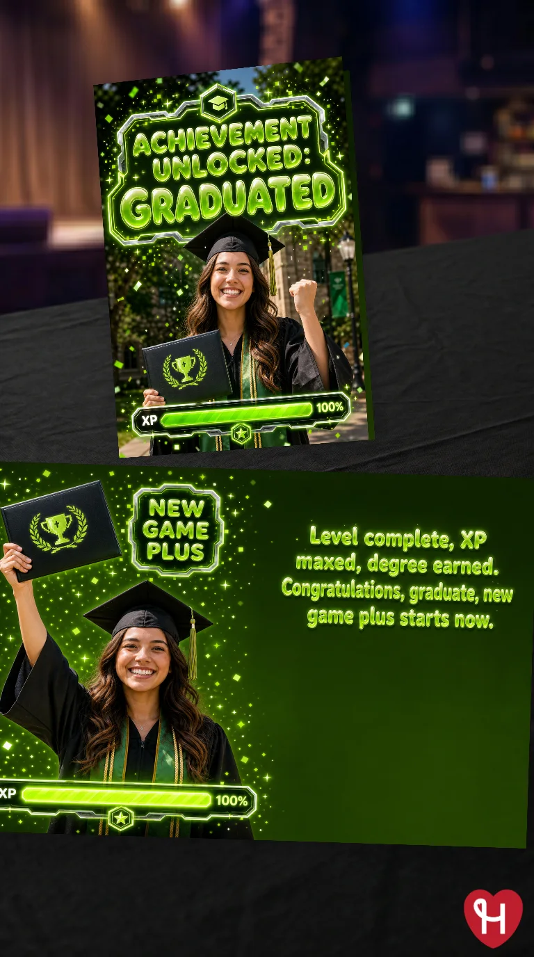 Achievement Unlocked Graduation