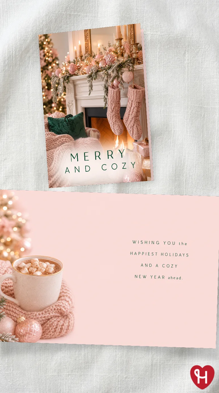 Merry And Cozy Holiday Card
