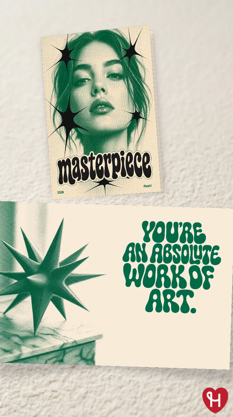 Decalcomania Masterpiece Card