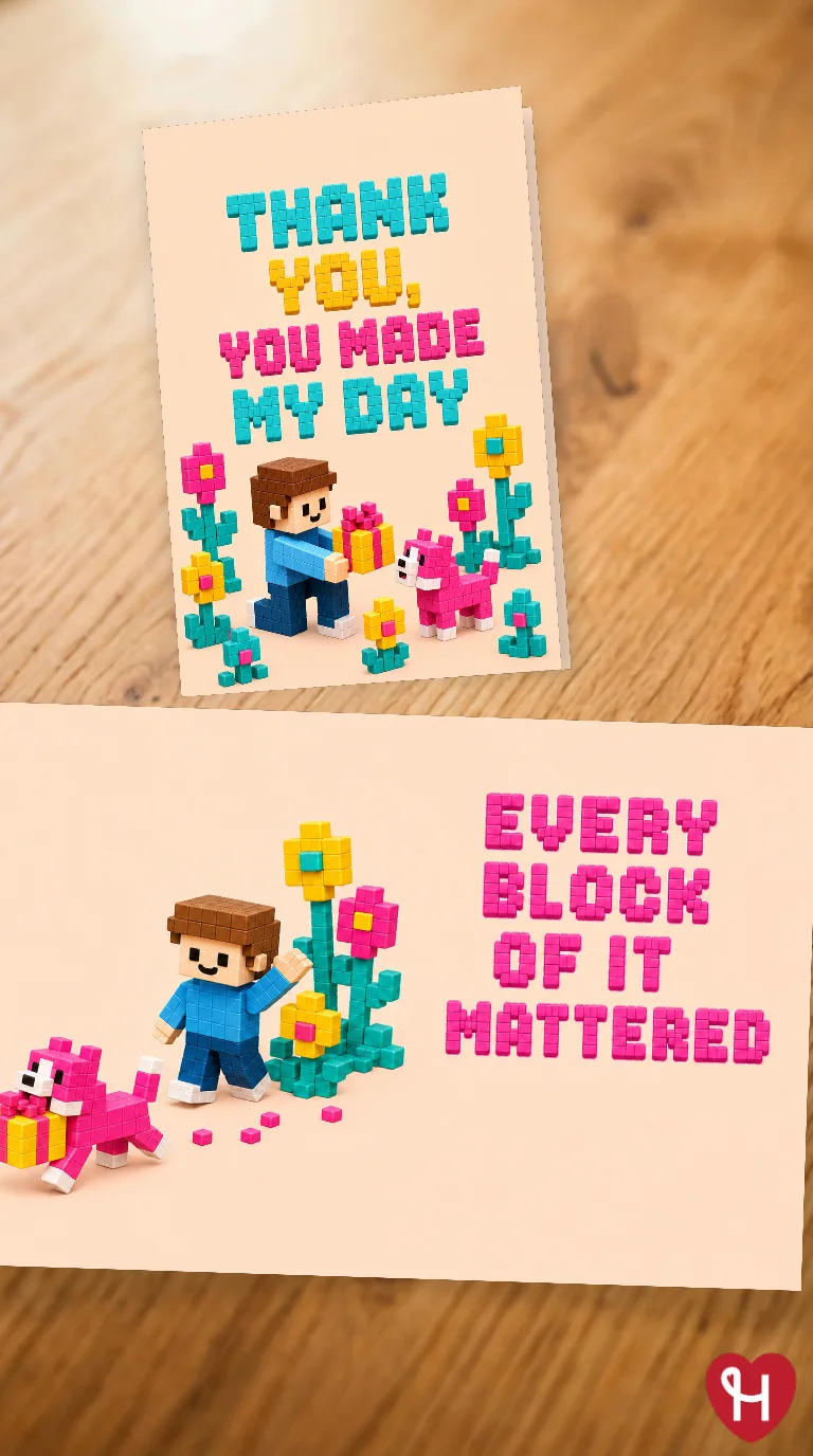 Thank You Blocky Delight