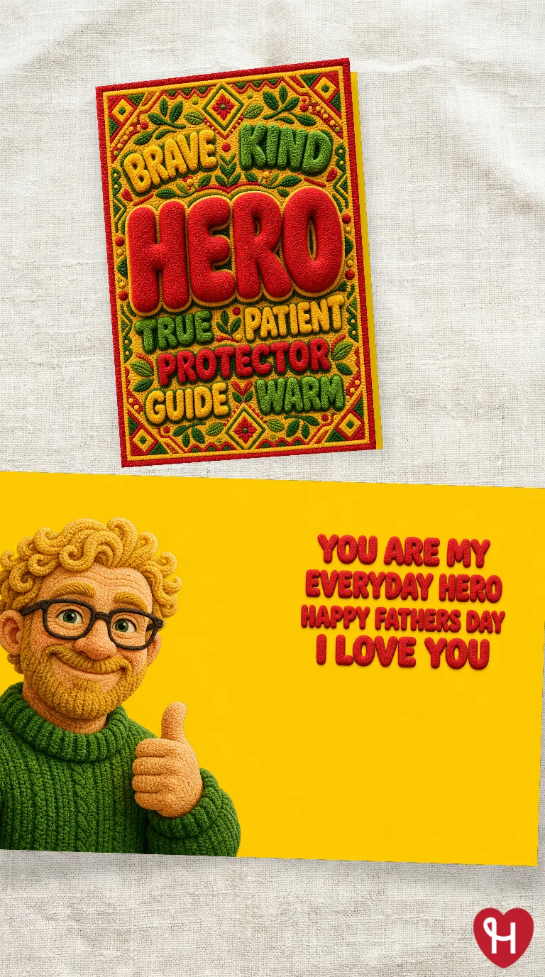 Everyday Hero Fathers Day Card