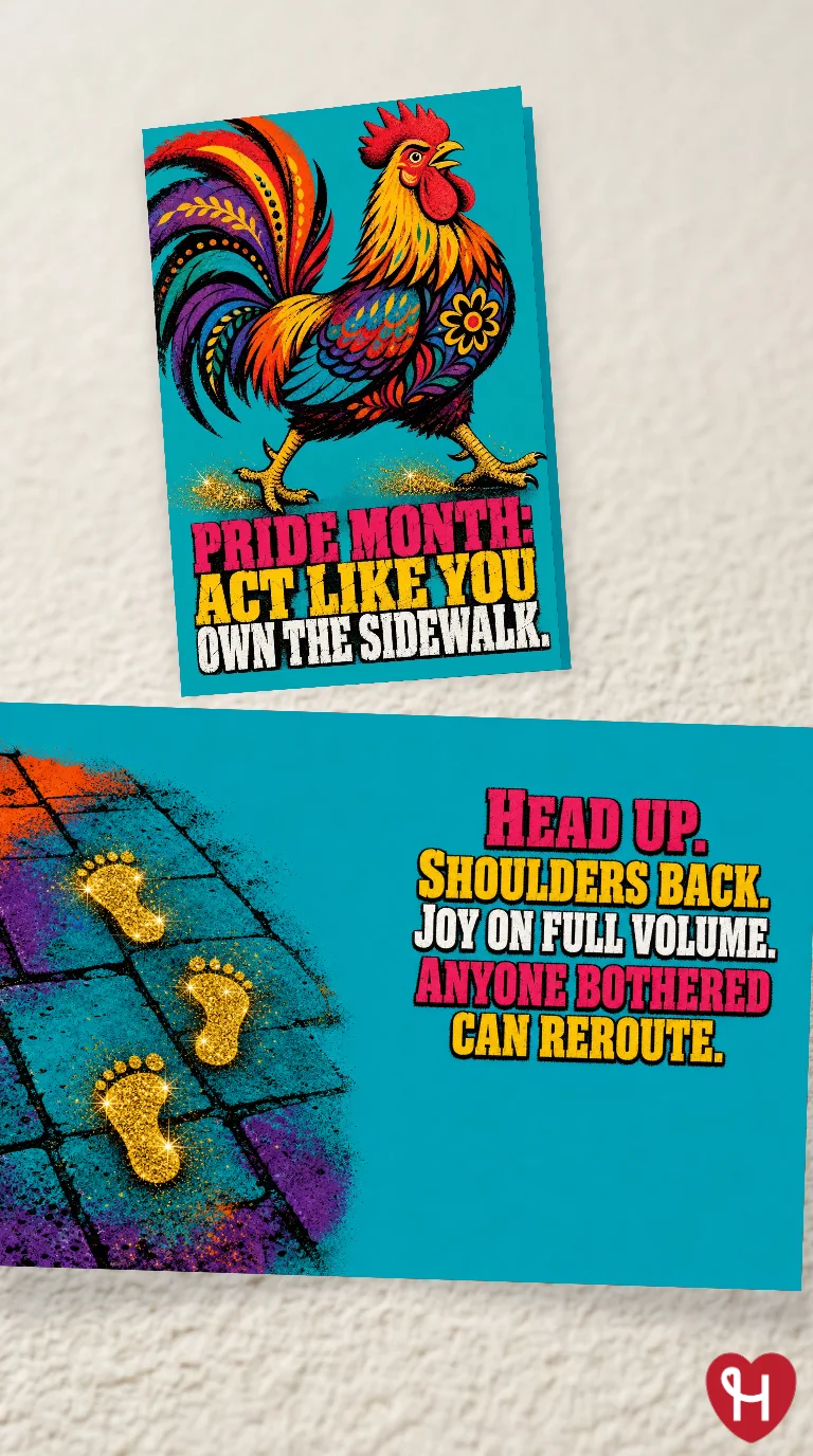 Own The Sidewalk Pride Card
