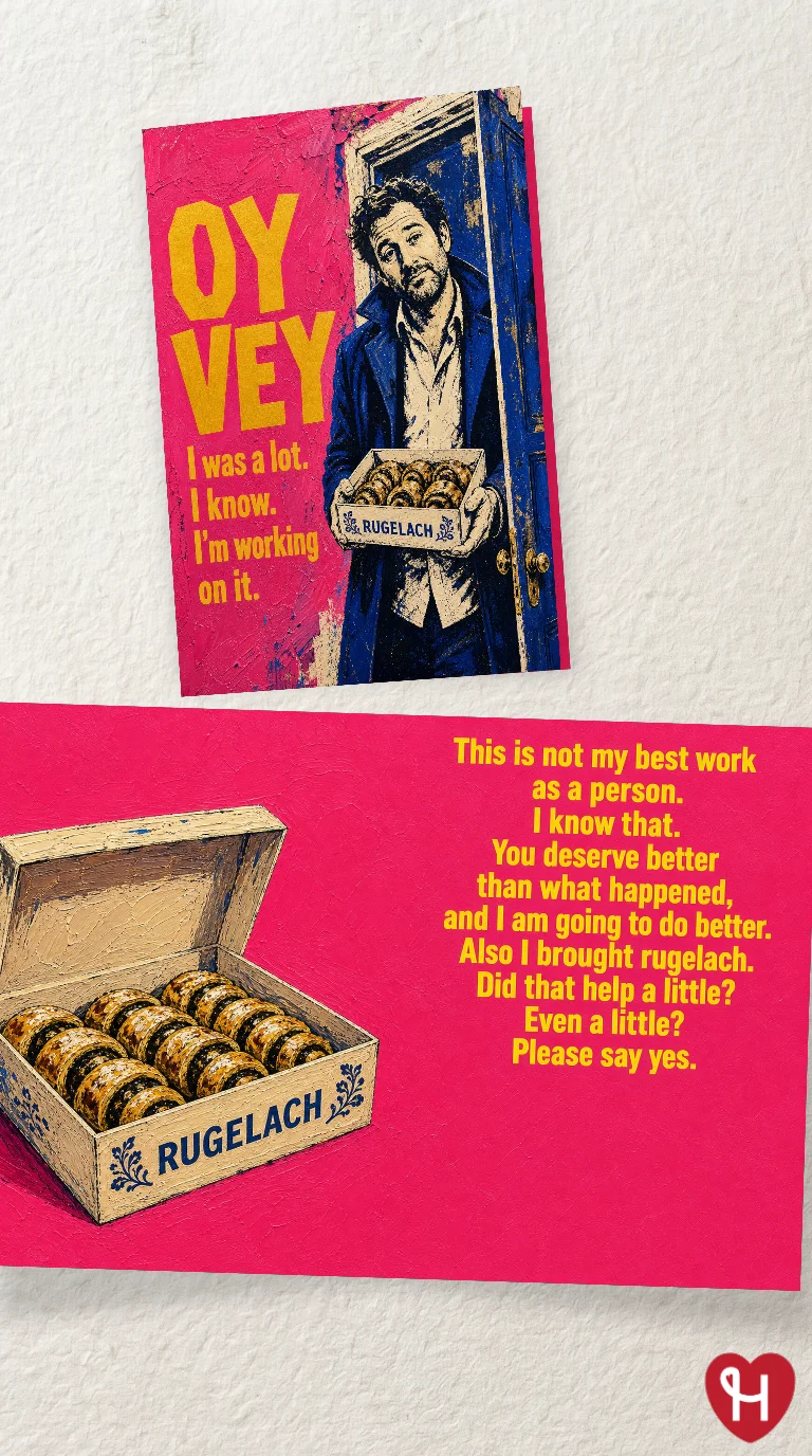 Apology With Rugelach