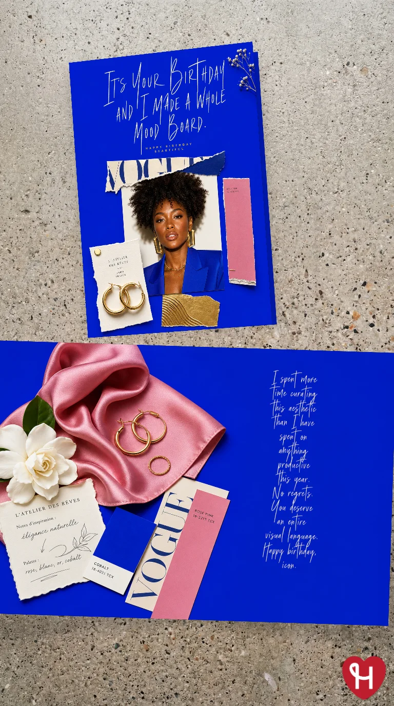 Mood Board Birthday Celebration