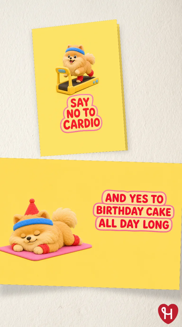 Say No To Cardio Birthday