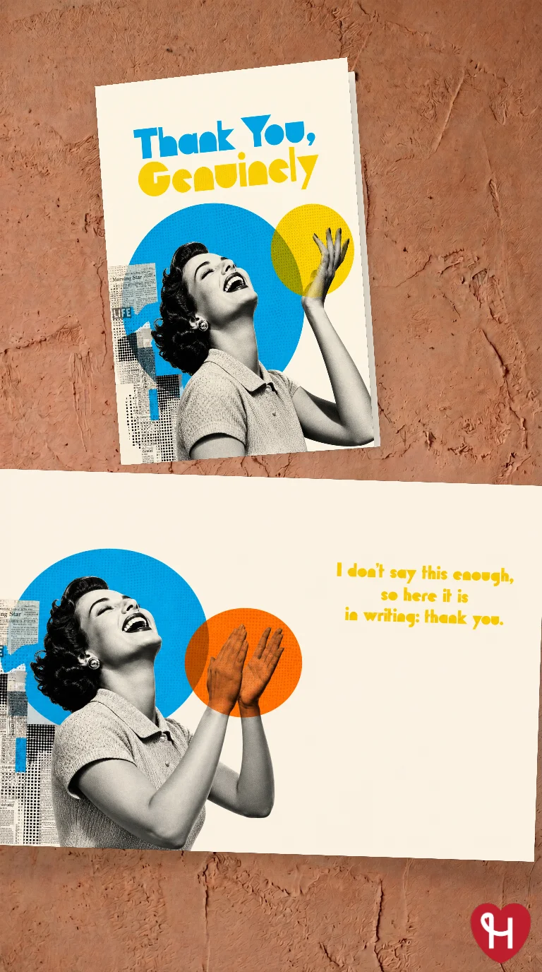 Genuine Thank You Card