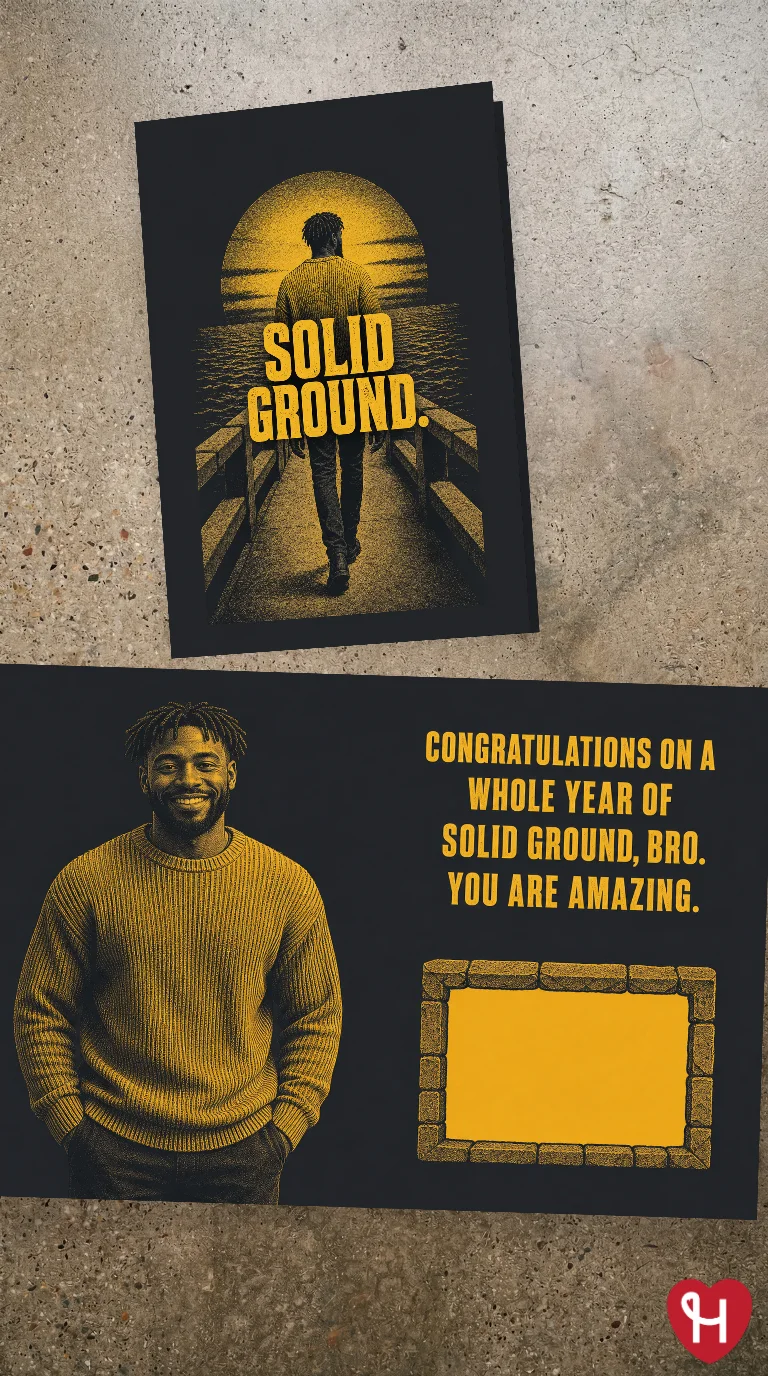Solid Ground Celebration Card